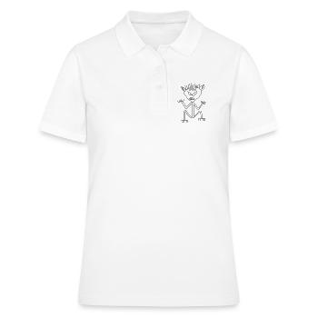 Schlechter Tag - Frauen Polo Shirt - Weiß - Vorne - Ailine (174cm)