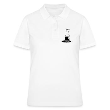 bouteille - Polo Femme - blanc - Devant - Ailine (174cm)