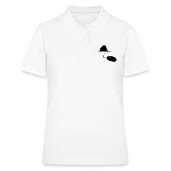 Lustige Maus! - Frauen Polo Shirt - Weiß - Vorne - Ailine (174cm)