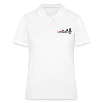 Sheet Music Music - Women's Polo Shirt - white - Front - Ailine (174cm)