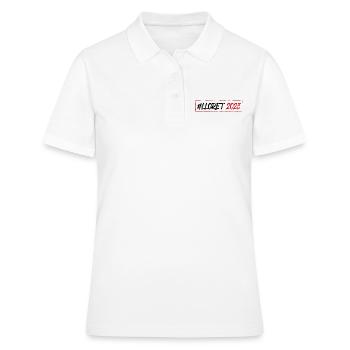 Lloret De Mar 2023 - Frauen Polo Shirt - Weiß - Vorne - Ailine (174cm)