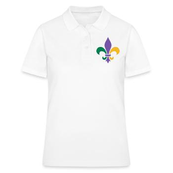 Mardi Gras - Frauen Polo Shirt - Weiß - Vorne - Ailine (174cm)