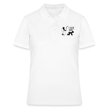 Hochzeit Eheschließung Heirat Trauung Verheiratet - Frauen Polo Shirt - Weiß - Vorne - Ailine (174cm)