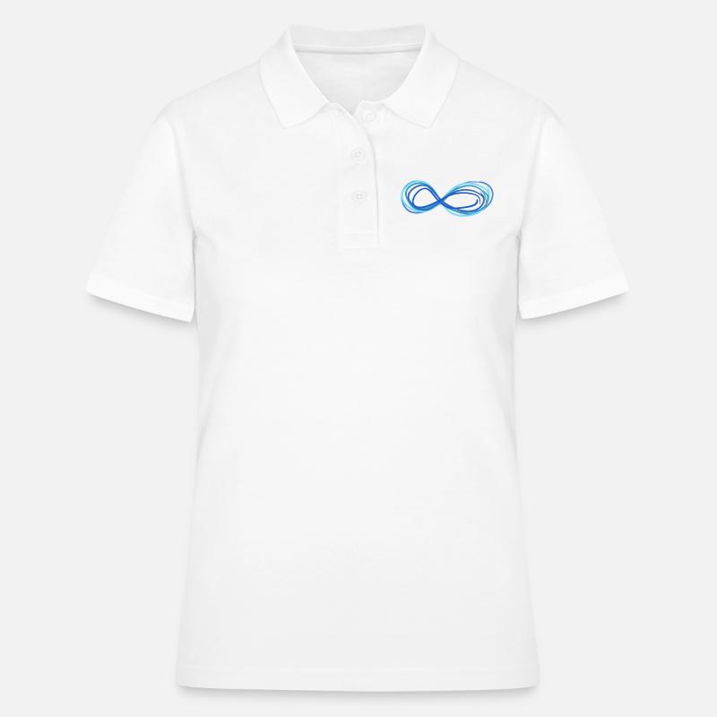 infinite infinity - Women's Polo Shirt - white