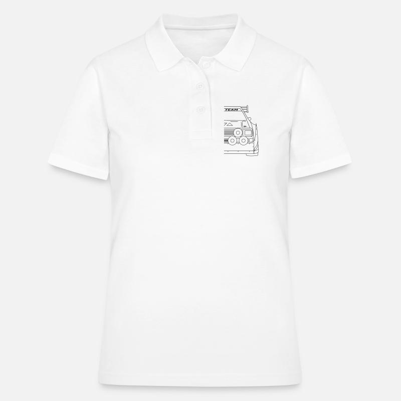 Rally S1 E2 Sport Quattro Front - Women's Polo Shirt - white