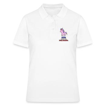 Déclaration islandaise Poney Chevaux islandais Poneys islandais - Polo Femme - blanc - Devant - Ailine (174cm)