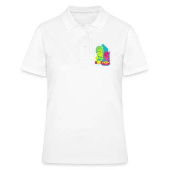 Art Food - Polo Femme - blanc - Devant - Ailine (174cm)
