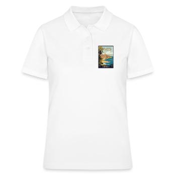 Discover Beauty of Izmir in Turkey - Women's Polo Shirt - white - Front - Ailine (174cm)