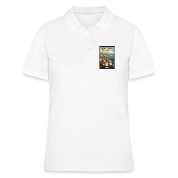Experience Beauty of Izmir in Turkey - Women's Polo Shirt - white - Front - Ailine (174cm)