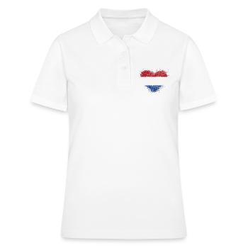 Pays-Bas - Polo Femme - blanc - Devant - Ailine (174cm)