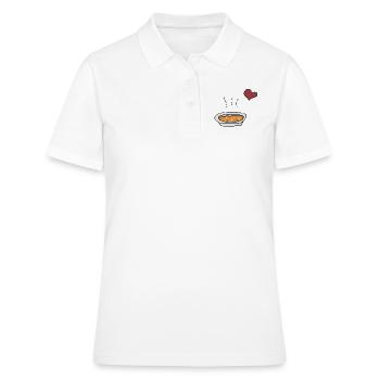 Essen Suppe - Frauen Polo Shirt - Weiß - Vorne - Ailine (174cm)