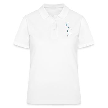 eau de nuage de pluie - Polo Femme - blanc - Devant - Ailine (174cm)