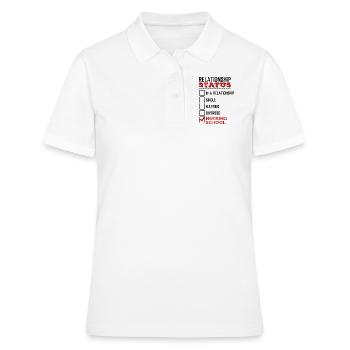 Nursing Student Relationship Status School Nurses - Frauen Polo Shirt - Weiß - Vorne - Ailine (174cm)