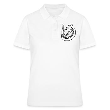 Allergie à la maladie cœliaque sans gluten - Polo Femme - blanc - Devant - Ailine (174cm)
