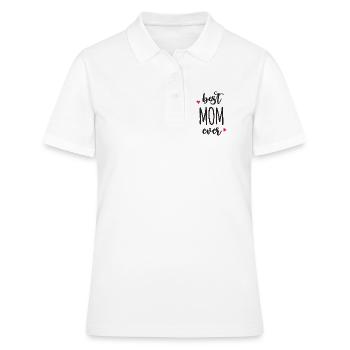 Beste Mutter aller Zeiten - Frauen Polo Shirt - Weiß - Vorne - Ailine (174cm)