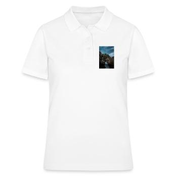 Orion-Sternbild über einem erstaunlichen Fluss - Frauen Polo Shirt - Weiß - Vorne - Ailine (174cm)