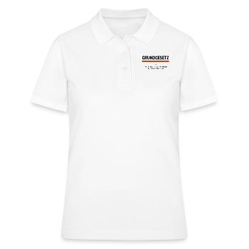 Lustiges Satire Grundgesetz Mallorca Urlaub - Frauen Polo Shirt - Weiß - Vorne - Ailine (174cm)