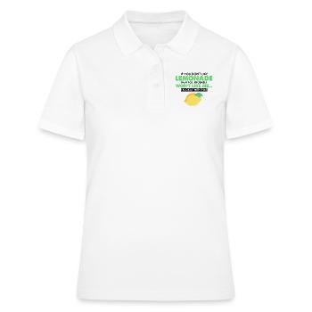 Limonade Limonade Limonade Limonade Stand Design - Polo Femme - blanc - Devant - Ailine (174cm)
