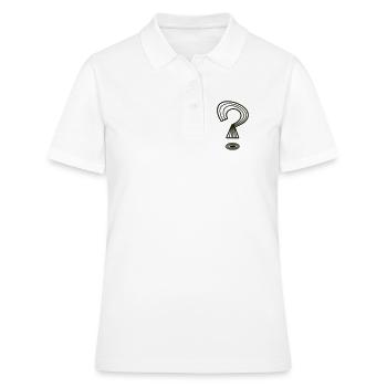 Point d’interrogation de Cean - Polo Femme - blanc - Devant - Ailine (174cm)