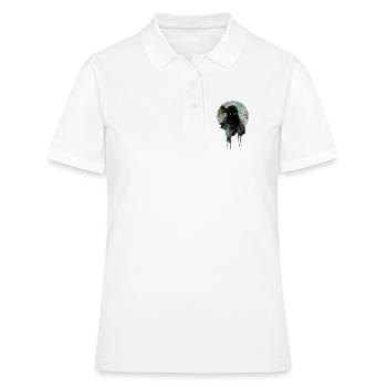 Entité Eldritch : Horreur Cosmique, Espace de la Terreur - Polo Femme - blanc - Devant - Ailine (174cm)
