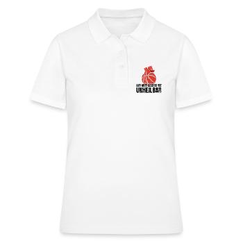 Basketball Frequenz - Frauen Polo Shirt - Weiß - Vorne - Ailine (174cm)