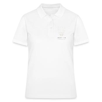 La sympathie naît – avant même de parler - Polo Femme - blanc - Devant - Ailine (174cm)