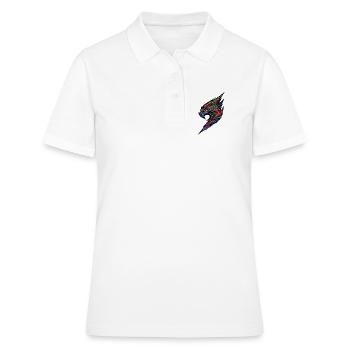 Feuriger Phönixflügel - Frauen Polo Shirt - Weiß - Vorne - Ailine (174cm)