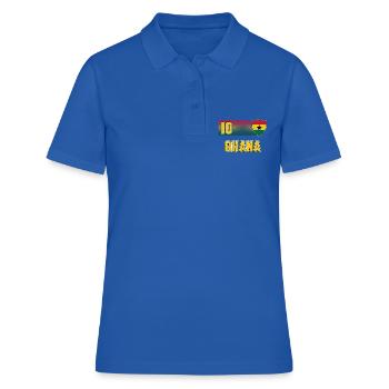 Équipe du Ghana de football - Polo Femme - bleu royal - Devant - Ailine (174cm)