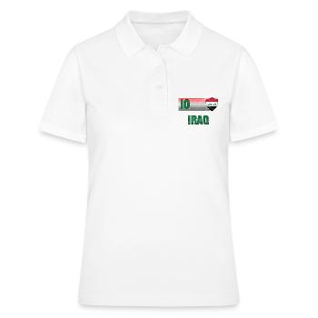 Équipe d’Irak de football - Polo Femme - blanc - Devant - Ailine (174cm)