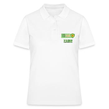 Zaire Fußball Mannschaft - Frauen Polo Shirt - Weiß - Vorne - Ailine (174cm)