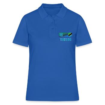 Tansania Fußball Mannschaft - Frauen Polo Shirt - Royalblau - Vorne - Ailine (174cm)