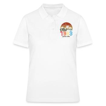 Vintage exemplaire unique 1983 Edition limitée - Polo Femme - blanc - Devant - Ailine (174cm)