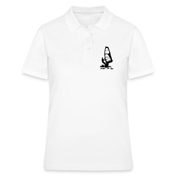 Windsurfing - Frauen Polo Shirt - Weiß - Vorne - Ailine (174cm)