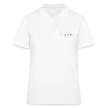 Retrouvez-moi à New York - Polo Femme - blanc - Devant - Ailine (174cm)