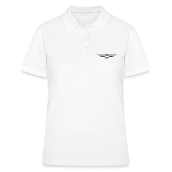 T-shirt de l’Ouzbékistan – Fierté et culture - Polo Femme - blanc - Devant - Ailine (174cm)