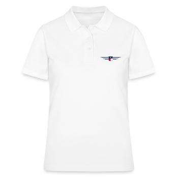 Texas Fan T-Shirt – Lone Star Style - Polo Femme - blanc - Devant - Ailine (174cm)