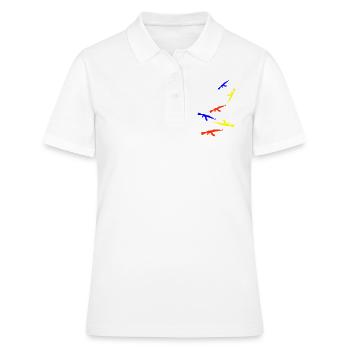 Gewehr icon symbol - Frauen Polo Shirt - Weiß - Vorne - Ailine (174cm)