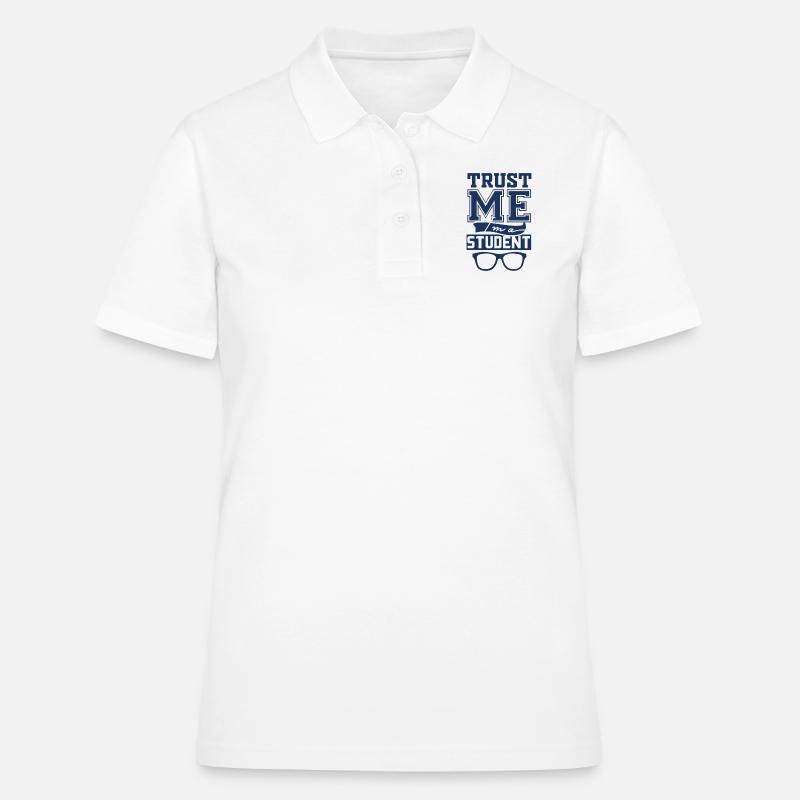 Student Student Student Student - Women's Polo Shirt - white