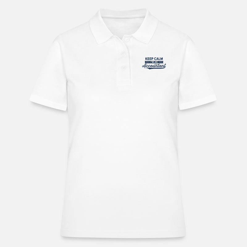 Comptable Comptable - Polo Femme - blanc