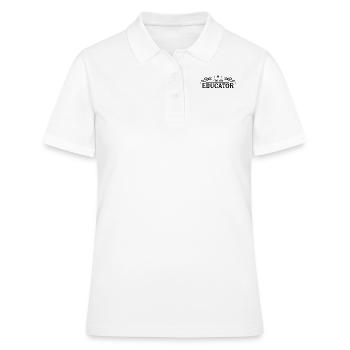 éducateur - Polo Femme - blanc - Devant - Ailine (174cm)