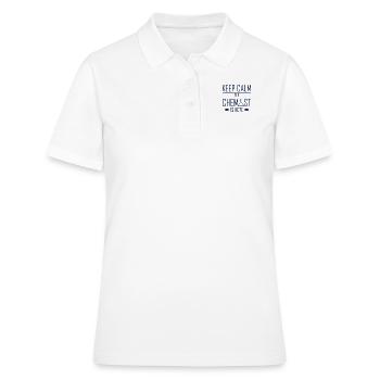 Chemie Chemiker Chemisch Chemikerin Team - Frauen Polo Shirt - Weiß - Vorne - Ailine (174cm)