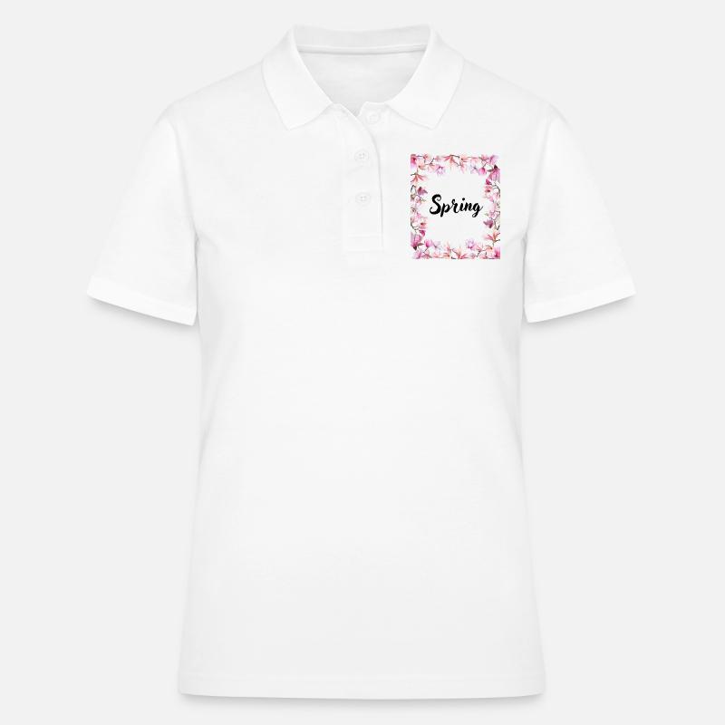 Spring - Women's Polo Shirt - white