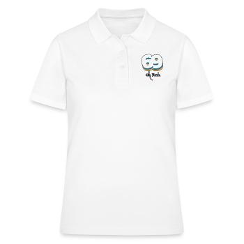 69 oh yeah - Polo Femme - blanc - Devant - Ailine (174cm)