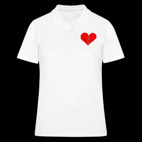 HEART BROKEEEN - Women's Polo Shirt