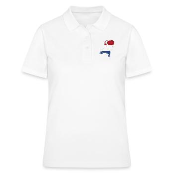 Pays-Bas - Polo Femme - blanc - Devant - Ailine (174cm)