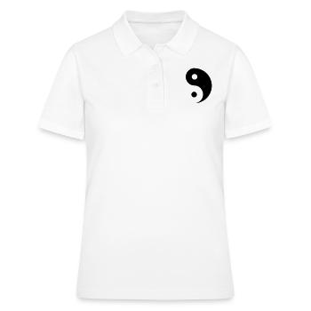 Yin Yang - Polo Femme - blanc - Devant - Ailine (174cm)