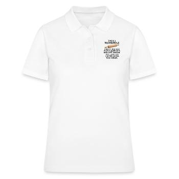 Nudelholz - Frauen Polo Shirt - Weiß - Vorne - Ailine (174cm)