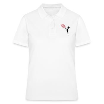 Spread the Love - Frauen Polo Shirt - Weiß - Vorne - Ailine (174cm)