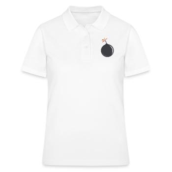 Bombe - Frauen Polo Shirt - Weiß - Vorne - Ailine (174cm)