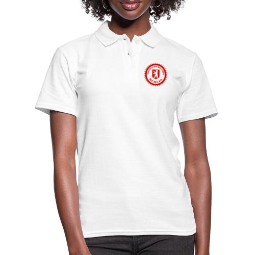 Logo in Rot Weiß - Frauen Polo Shirt